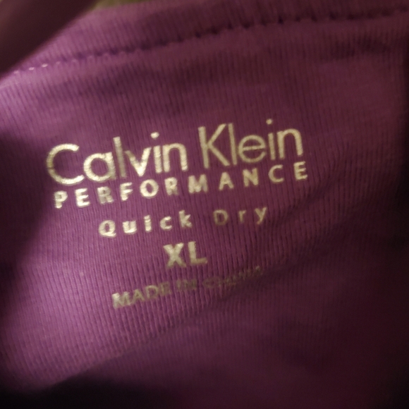 Purple Calvin Klein Performance tank top size XL - Picture 3 of 3